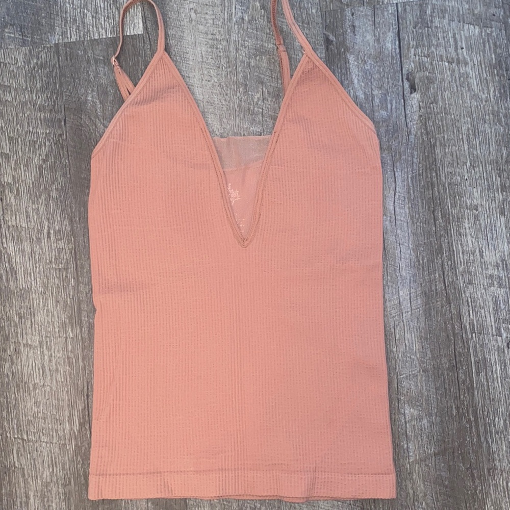 Free People tank top with mesh detailing